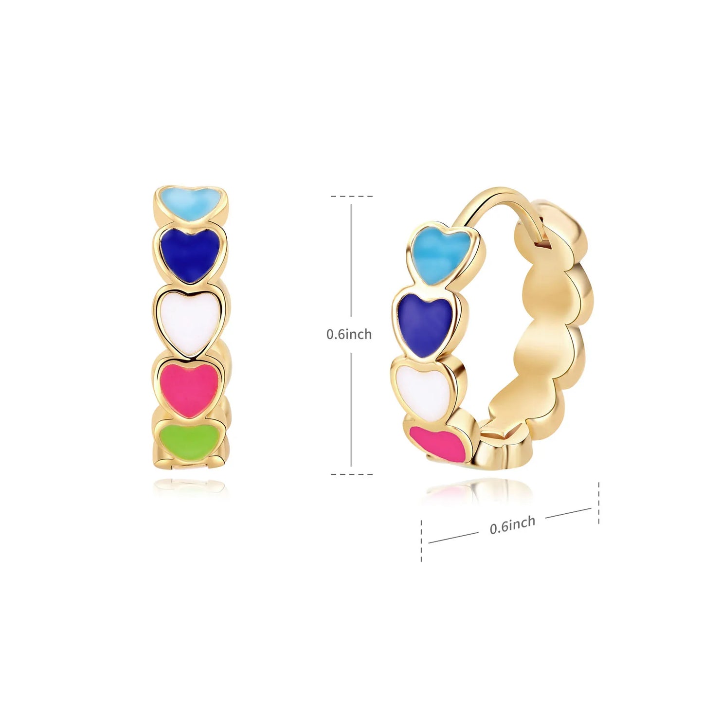 Zircon Oval Hoop Earrings for Women Stainless Steel Gold Color round Hoops Earring 2024 Trend Wedding Jewelry Pendientes Mujer